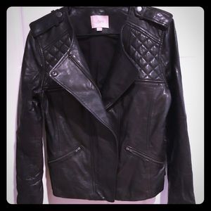 LOFT Genuine Leather moto jacket